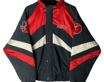 NINE BIG SWOOSH nylon jacket 刺繍ロゴ レッド Amazon.co.jp: Nike Big Swoosh Nylon Parka CJ4889-657 Nylon