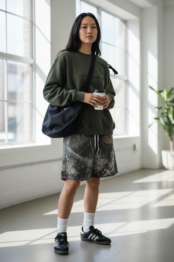 nike 00s embroidered sweatshirt