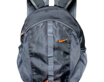 Rare!! Vintage NIKE Sport Mini Backpack Black and Orange