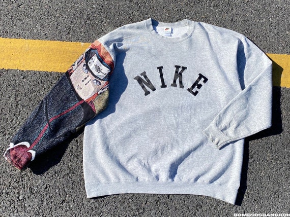 Vintage 90s Reworked NIKE Crewneck: Pain Anime, Ninja Pullover