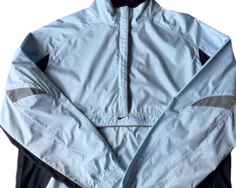 Vintage Y2K Nike Anorak Jacket, Blue Central Swoosh - Etsy