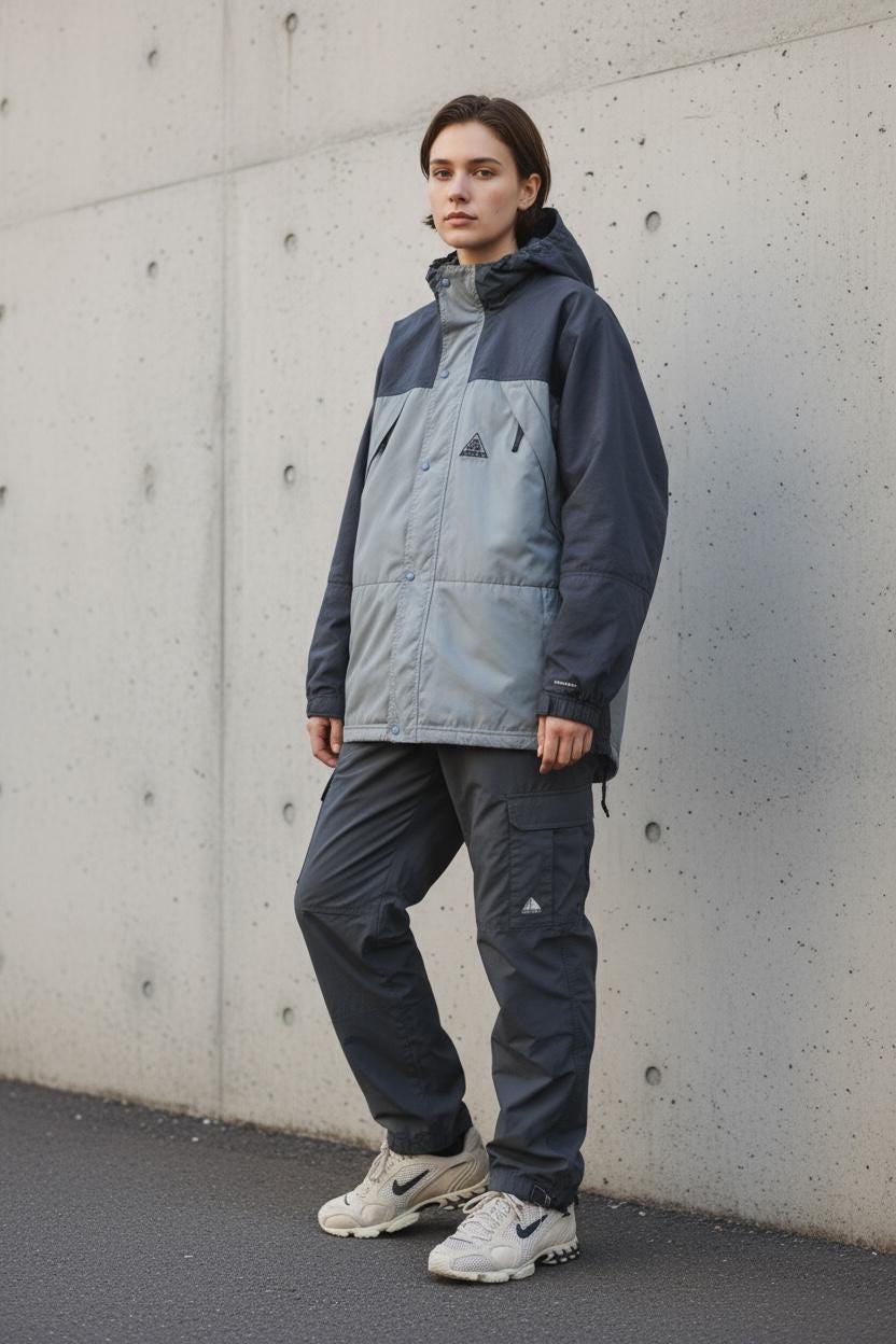 Vintage 90s Nike ACG Clima-fit Technical Jacket, Full-zip Size M