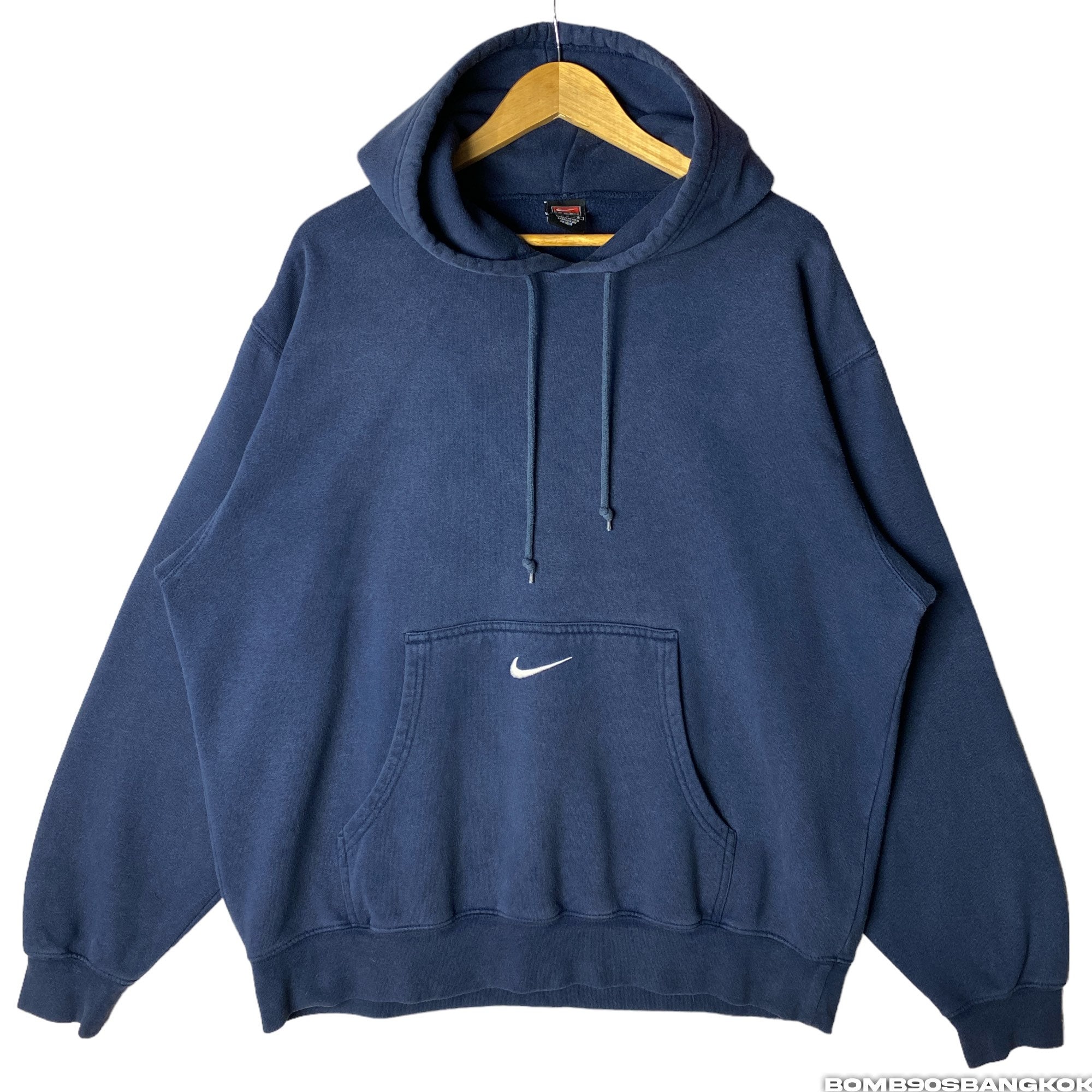 Vintage OG 90s NIKE Hoodie Center Swoosh/pocket Etsy