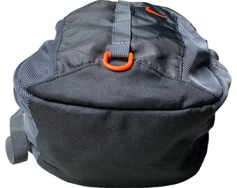 Rare!! Vintage NIKE Sport Mini Backpack Black and Orange