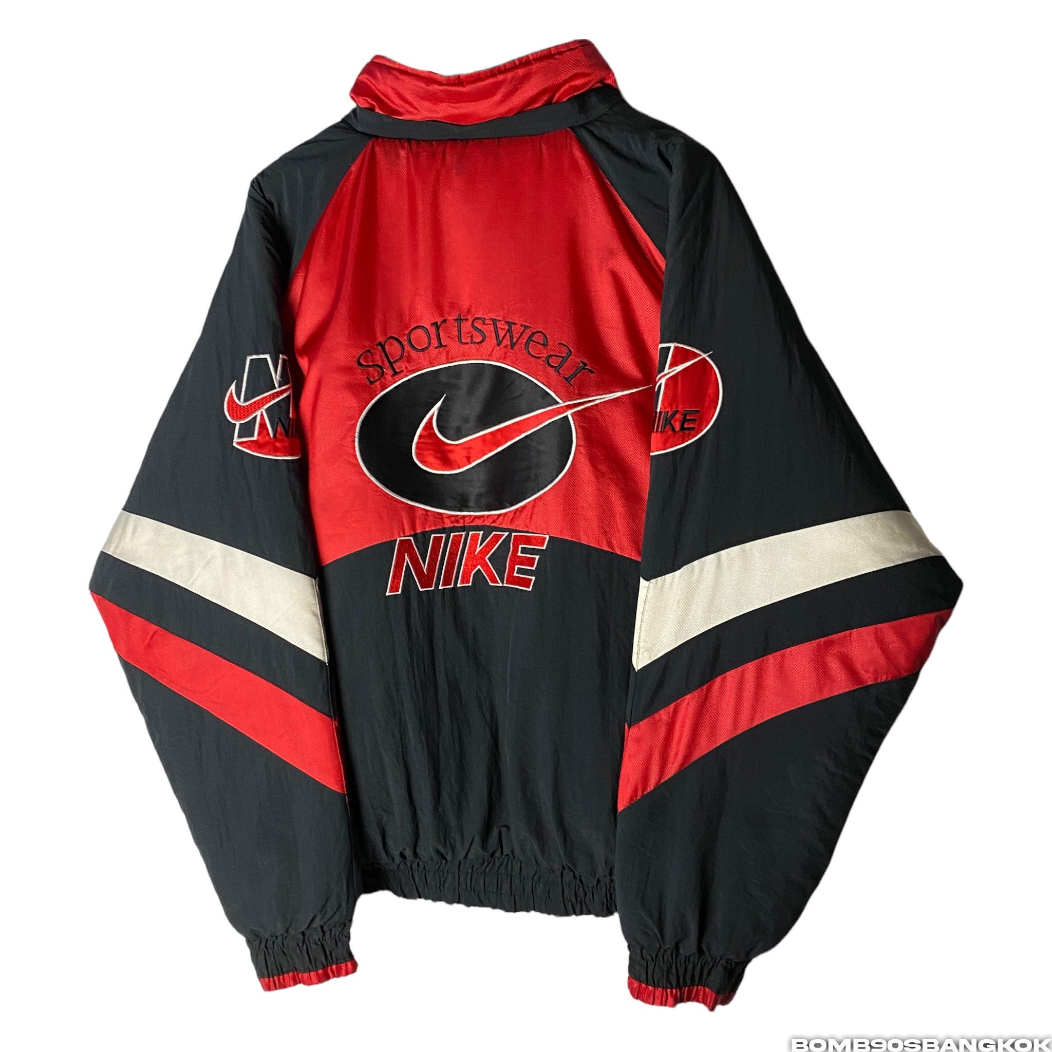 Rare!!vintage 90s OG NIKE Sport Wear Circle Swoosh Logo