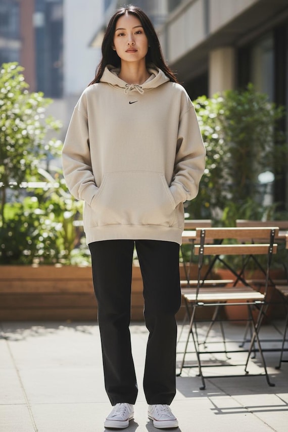 nike sweatshirt cream