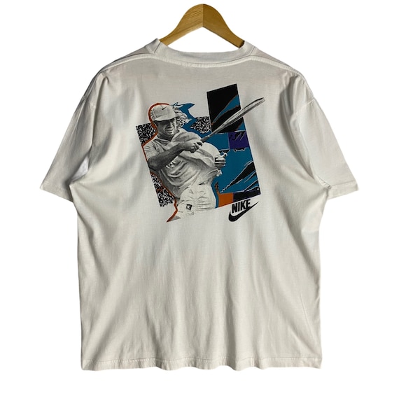 Vintage 90s NIKE Court Andre Agassi Print NOWT T-shirt Size