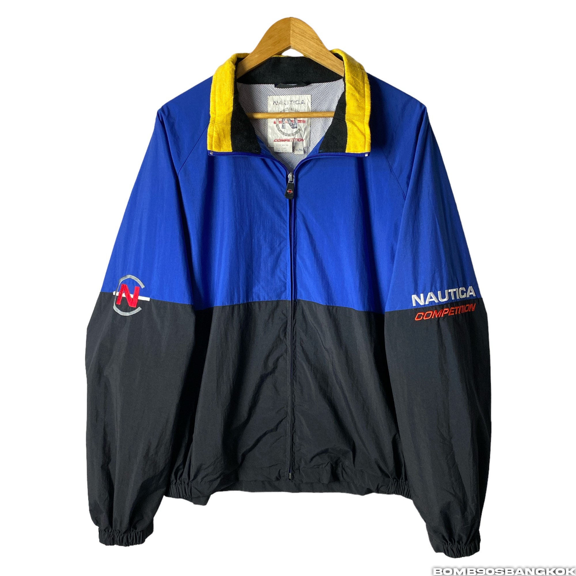 Vintage 90s Nautica Competition 4 Color-block Embroidered Vintage 90s Nautica Competition 4 Color-block Embroidered