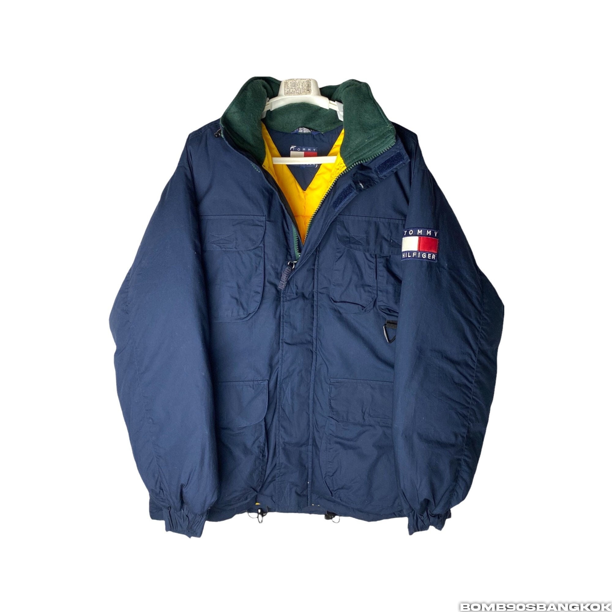 Vintage 90s Tommy Hilfiger Arm and Back Logo Embroidered Vintage 90s Tommy Hilfiger Arm and Back Logo Embroidered