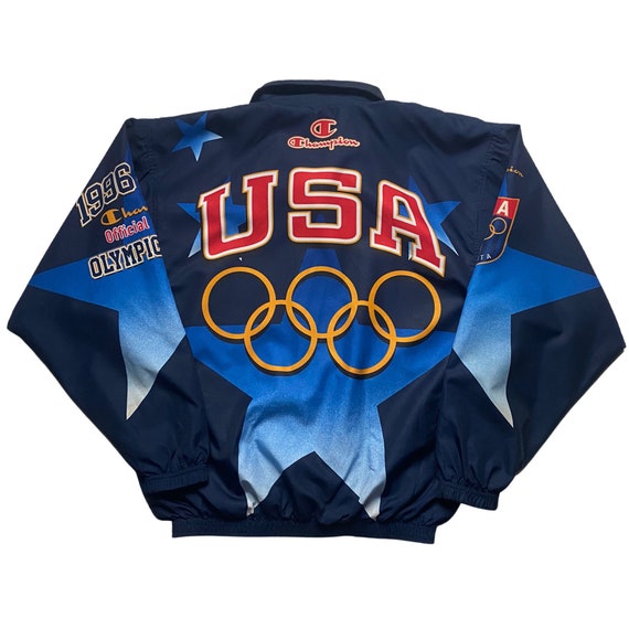 Rarely!! Vintage 1996s Champion Atlanta Olympics USA