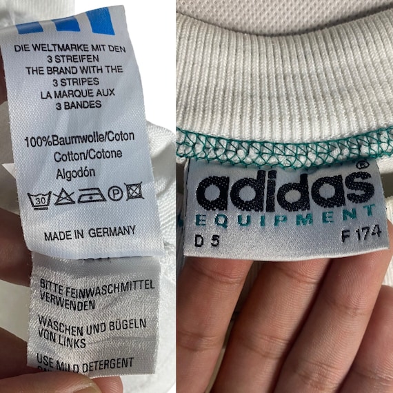 Vintage 90s Adidas Equipment Crewneck Performance EQT Logo