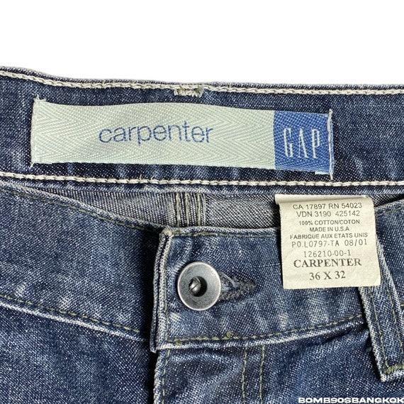 Vintage GAP Carpenter Jeans: Y2K Skateboard Style, Made in USA