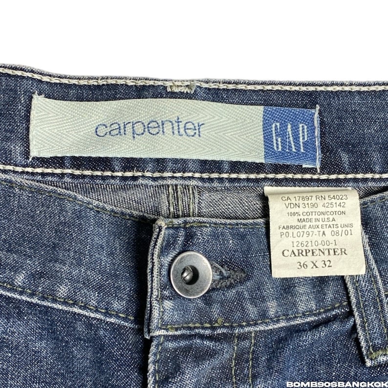 90'S GAP Old Gap Carpenter Denim Painter Pants Men's W37 Vintage /eaa472388