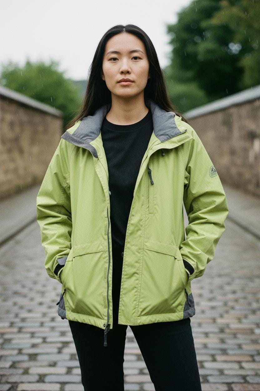 Vintage 90s NIKE ACG Windbreaker Jacket, Embroidered Logo (size M