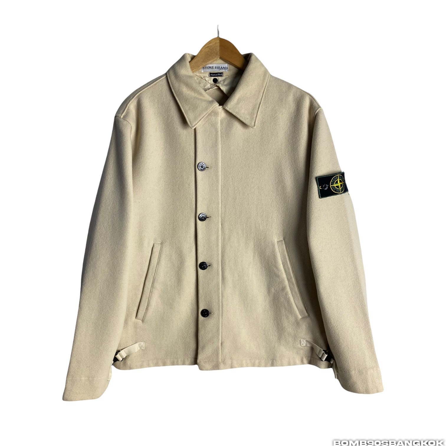 Ветровка женская хлопок без подкладки. Stone Island 30th Anniversary tela Stella Jacket. Бежевая шерстяная куртка. Плащ Stone Island бежевый.