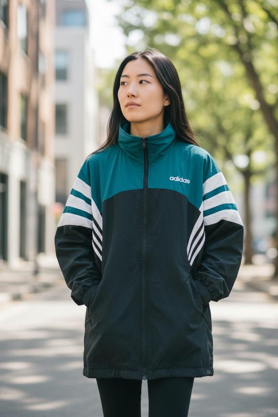 Women's VTG 90s-00s Adidas Track Parka Jacket Size XL - Etsy