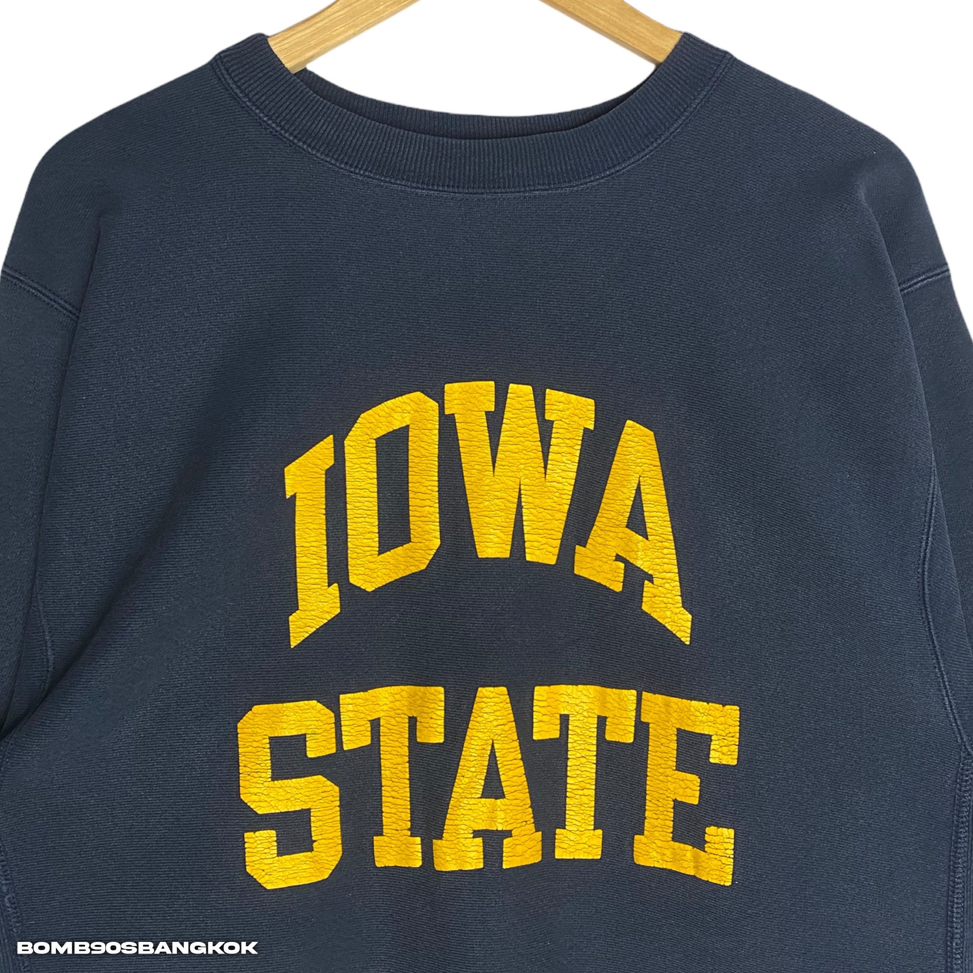 Vintage 90s Champion Reverse Weave Iowa State Crewneck Sweatshirt