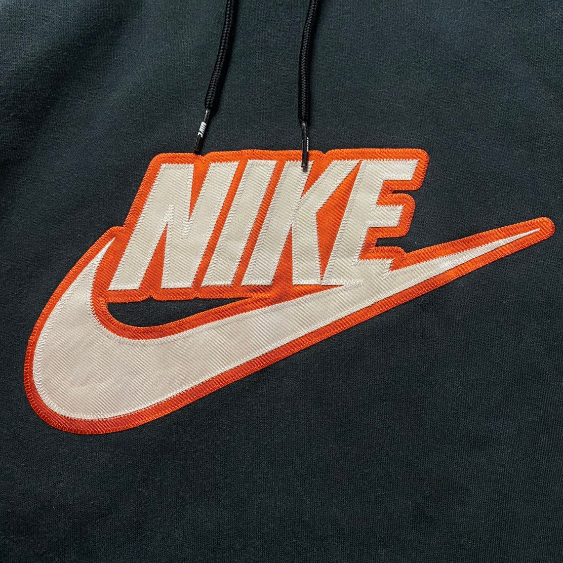 Vintage 00s Nike Embroidered Big logo Sweatshirt hoodie Size L | Etsy
