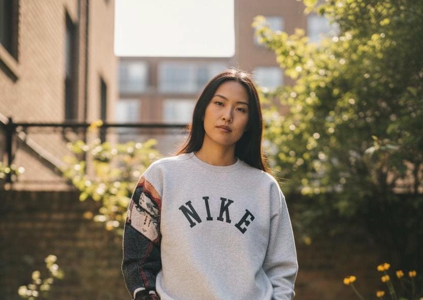 Vintage 90s Reworked NIKE Crewneck: Pain Anime, Ninja Pullover