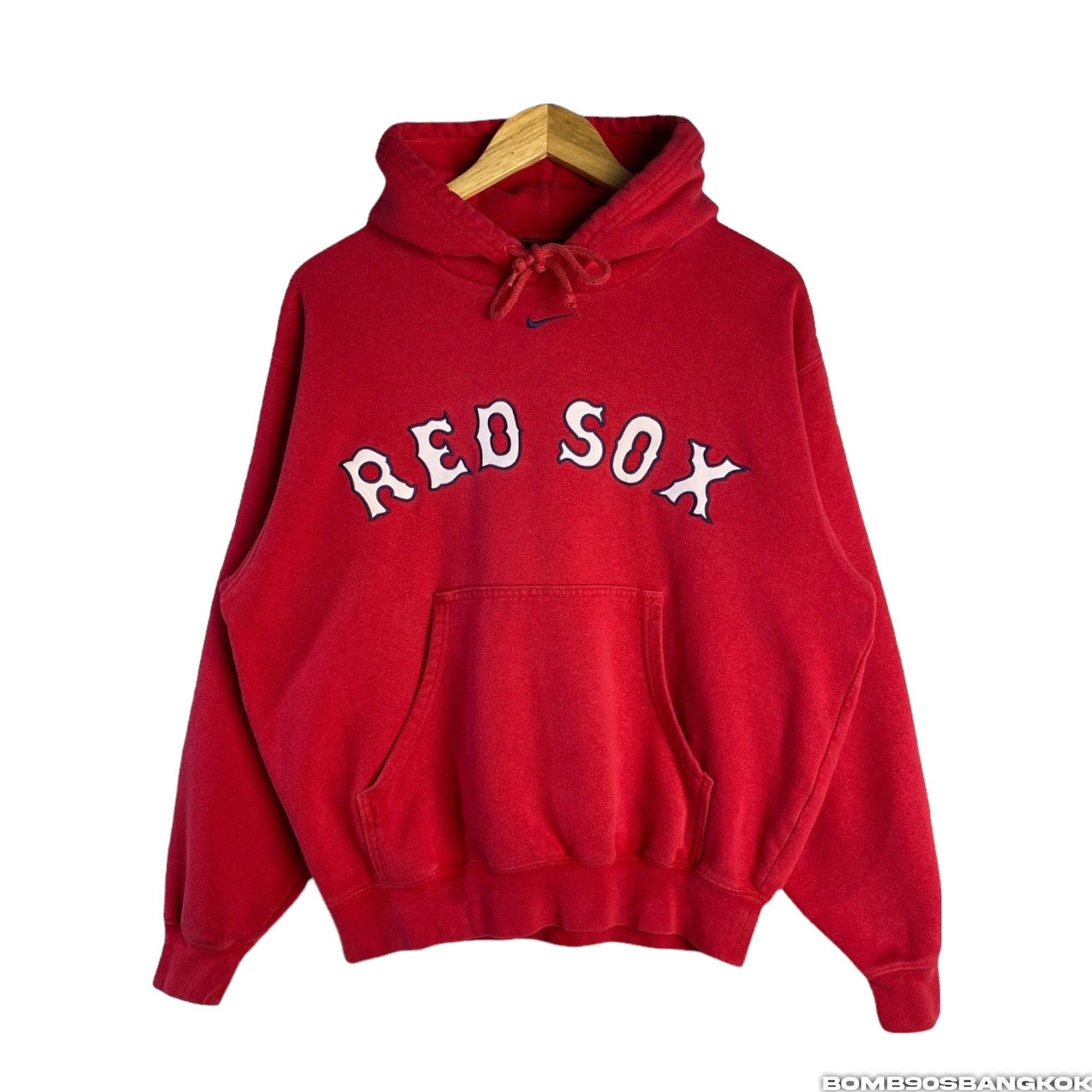 Vintage Nike Boston Red Sox MLB Hoodie Nike Center Swoosh 