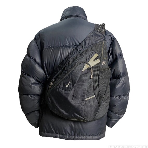 Rare!! Vintage NIKE Mini Swoosh Sling Bag Single Stra… Gem