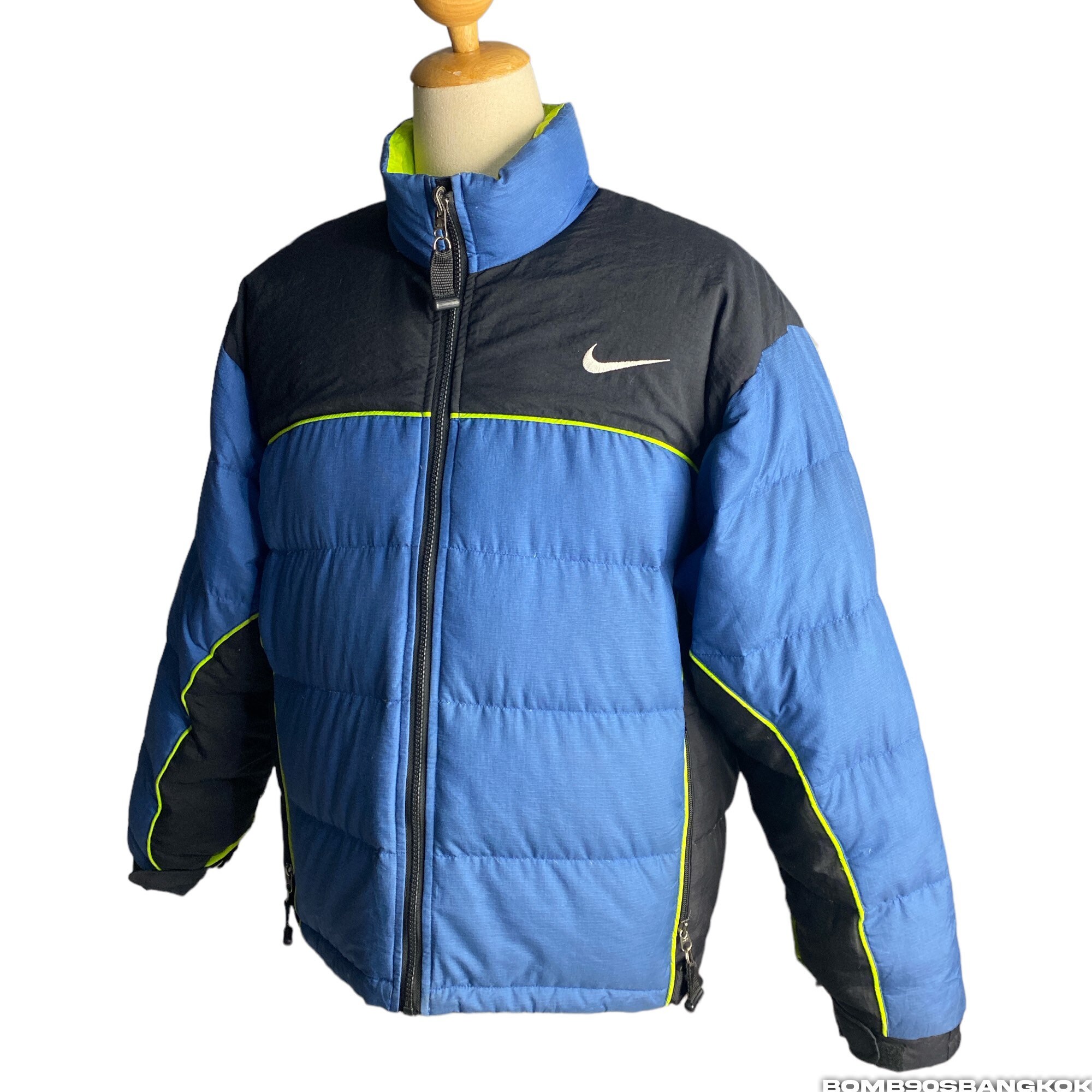 Vintage 90s NIKE ACG Blue 2 Layer Color-block Embroidered