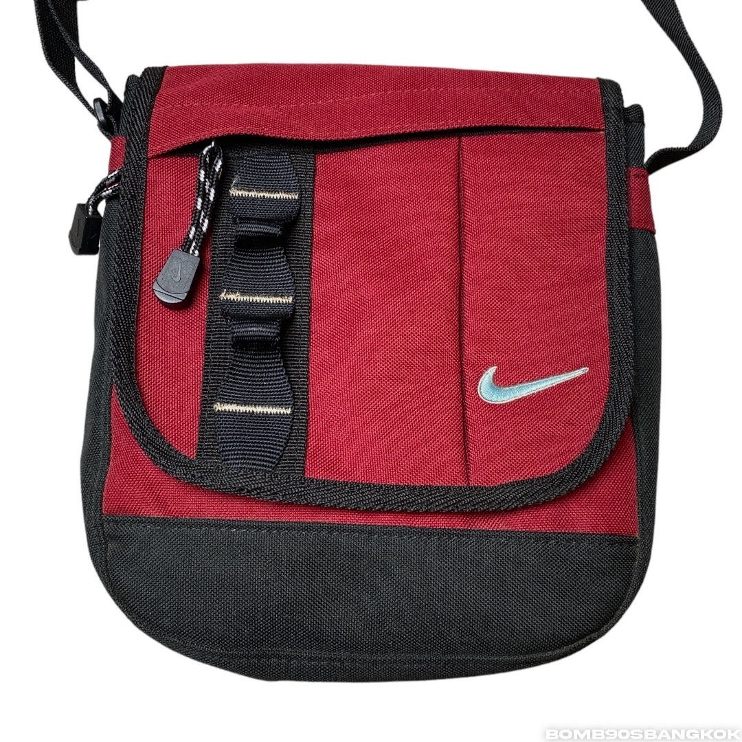 Vintage Nike Red Shoulder Mini Bag Y2K Rare Design - Etsy