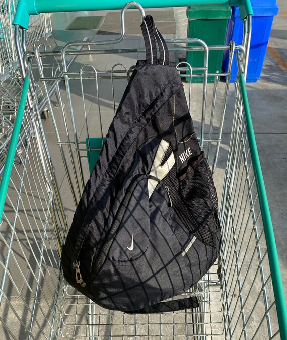 Rare!! Vintage NIKE Mini Swoosh Sling Bag Single Stra… Gem