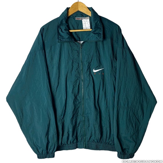nike air jacket green