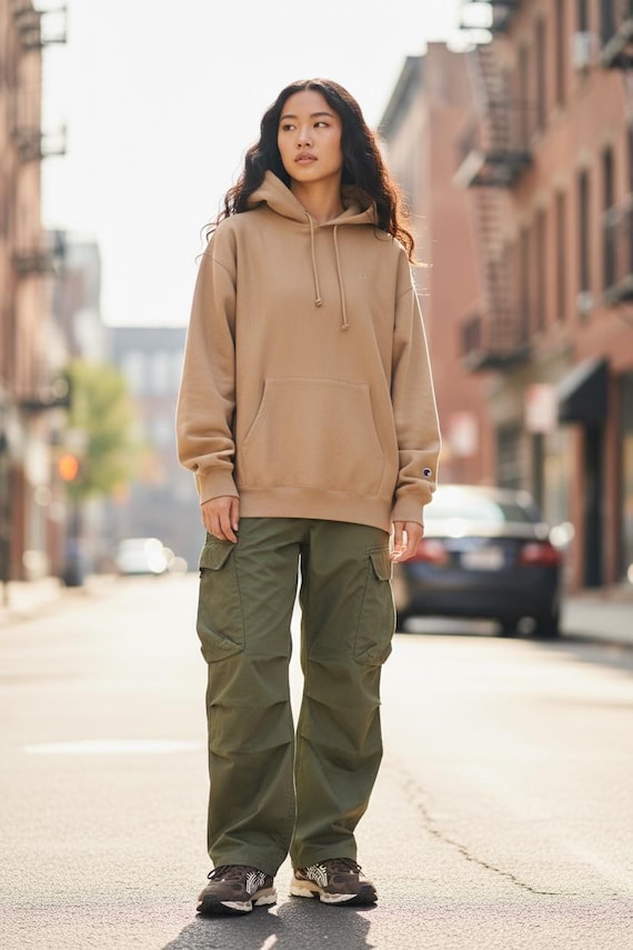 Champion Jumper Khaki Champion Crewneck Hoodie Champion Crewneck
