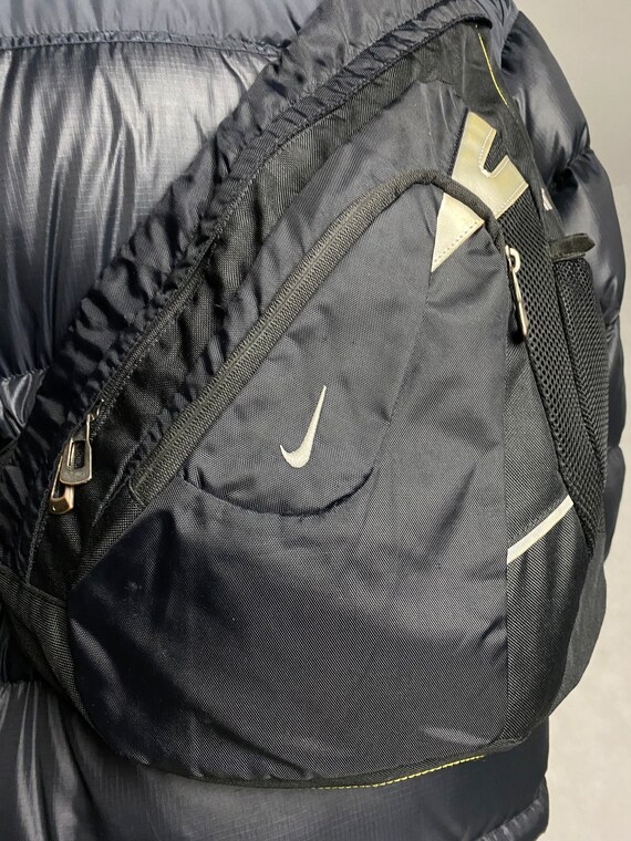 Rare!! Vintage NIKE Mini Swoosh Sling Bag Single Stra… Gem