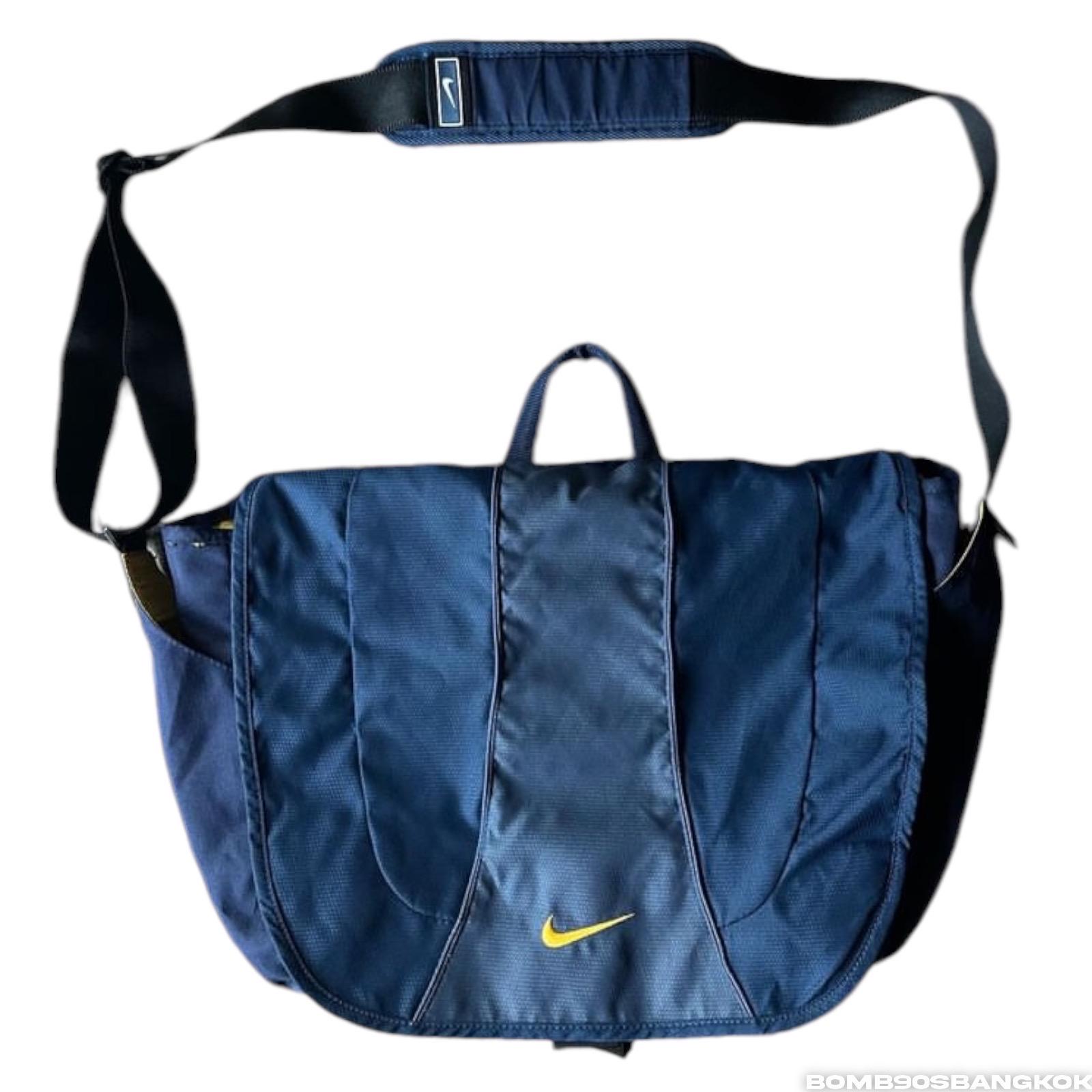 Vintage NIKE Embroidered Swoosh Working Bag Single Strap Crossbody
