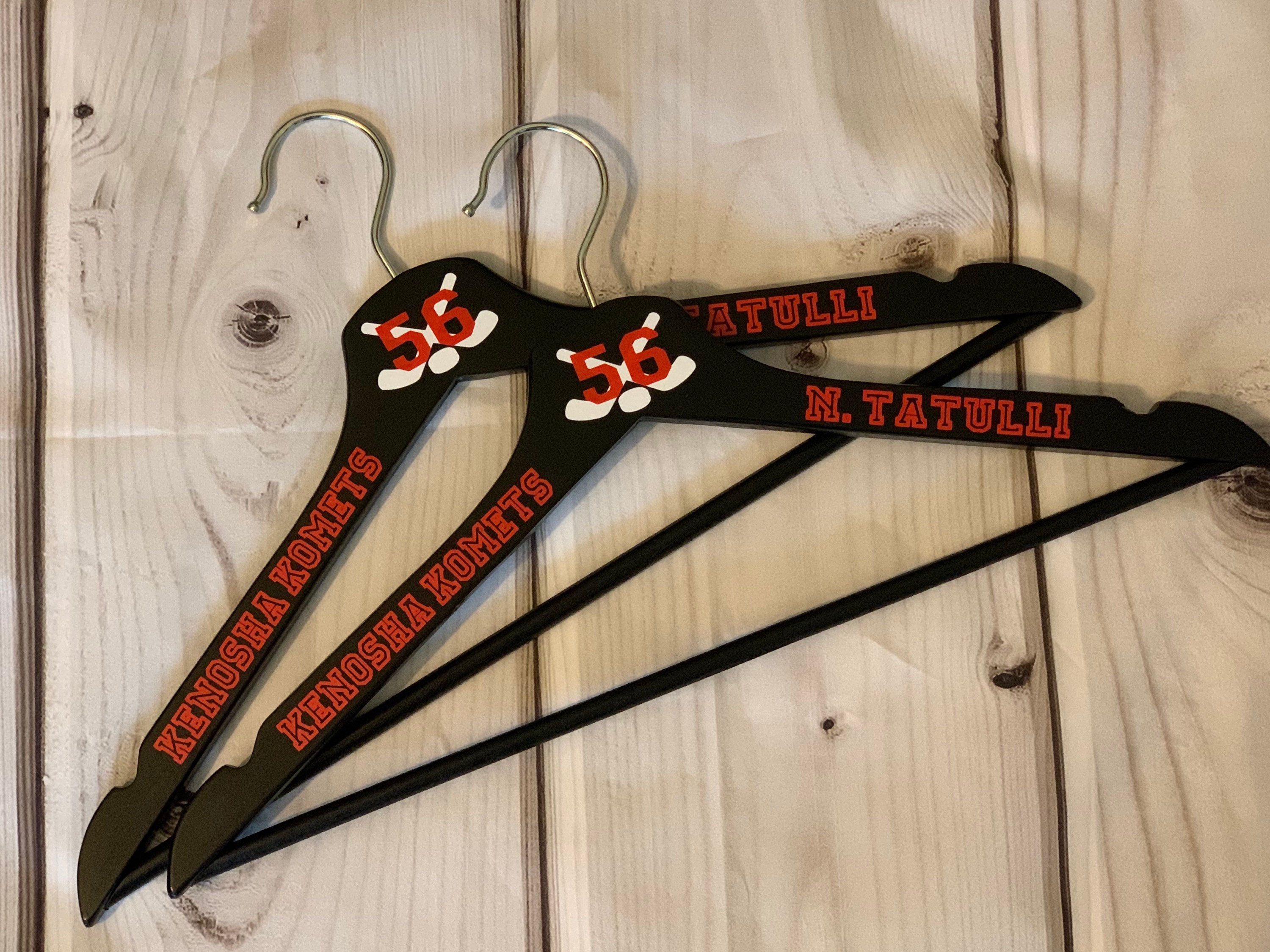 Personalized Jersey Hangers Etsy