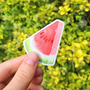 Watermelon Slice Sticker | Summer Botanical Decor for Journals, Planners, Laptops and Stationery