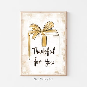 Thanksgiving Print, Gallery Wall Art, Vintage Fall Printables, Autumn  Prints, Rustic Thanksgiving Decor, Thankful Print, Digital Download,