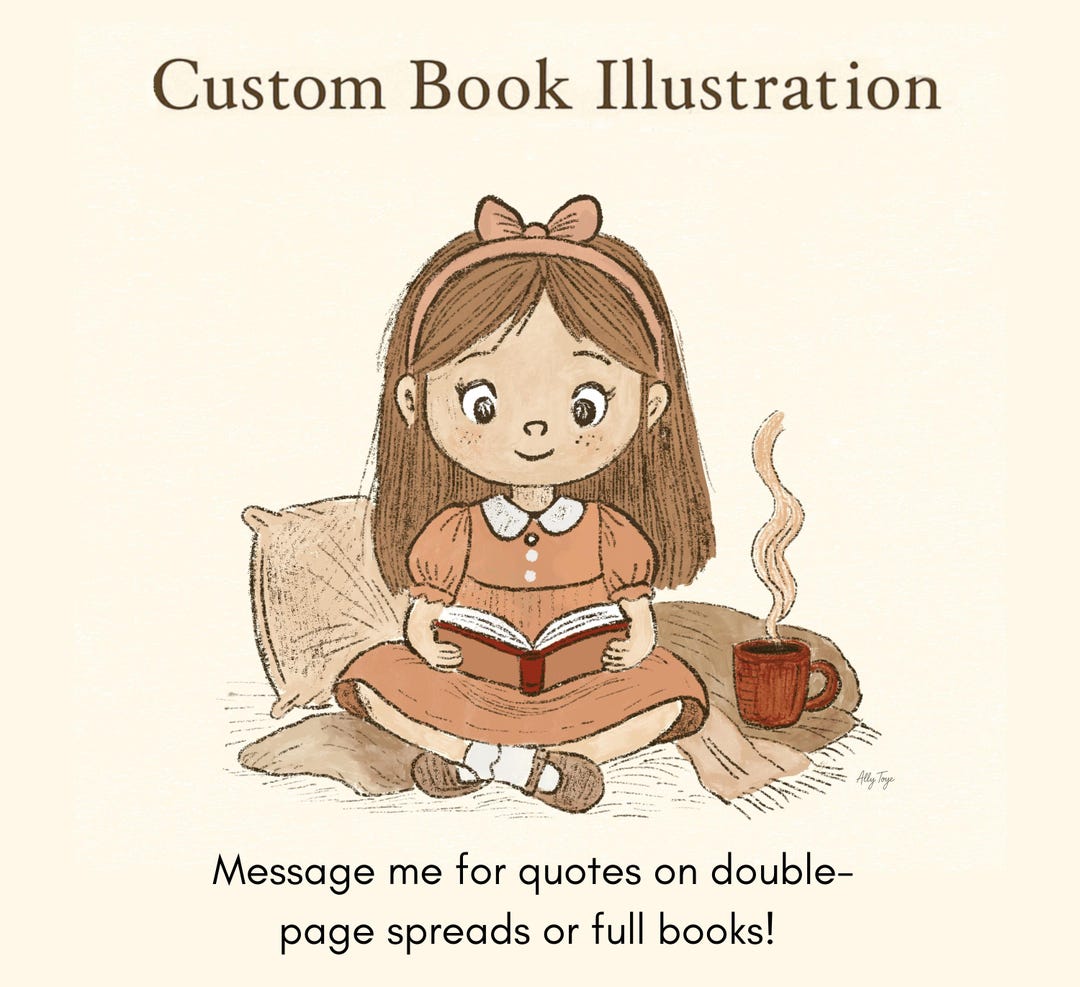 Children Book Illustrator for Hire, Custom Book Illustration, Hand ...