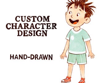 Children&#39;s Book Illustrator, Custom Character Illustration, Children&#39;s Book Drawing, Personalized Character Art, Custom Character Drawing