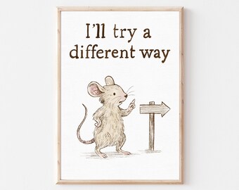 Dieses Poster für Kinder, motivierende Wandkunst, gedrucktes Poster, positives Zitat, positives Zitat für Kinder, Klassenzimmer und Schule