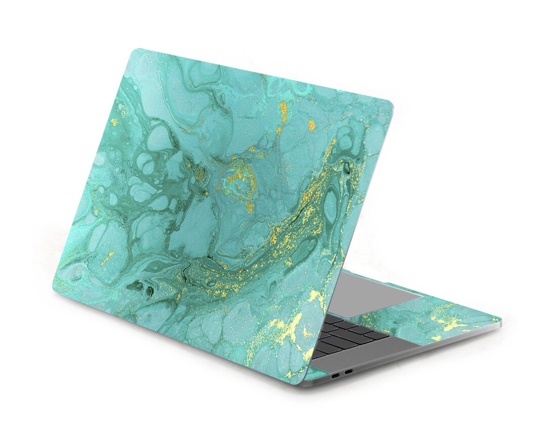 Green Marble Laptop Skin Notebook Texture Vinyl Dell HP Envy Etsy