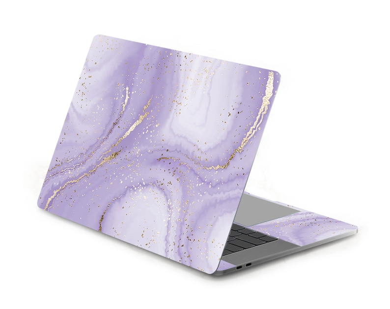 Purple Marble Laptop Skin Notebook Vinyl Dell Inspiron HP Etsy