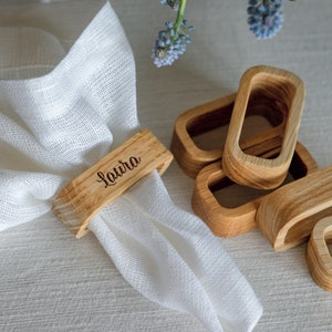 Anelli per tovaglioli personalizzati, porta tovaglioli, decorazioni per la tavola nuziale, decorazioni per matrimoni, decorazioni per la tavola, porta anelli per tovaglioli, decorazioni per feste