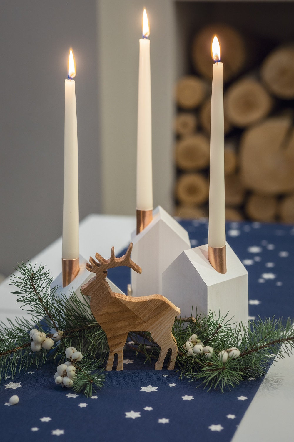 Set di 8 portacandele votivi in vetro, per centrotavola da tavola, set di portacandele in vetro per matrimoni, casa, decorazione per feste (blu