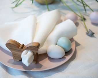 Oak Butterfly Egg Holder: Easter Napkin Ring