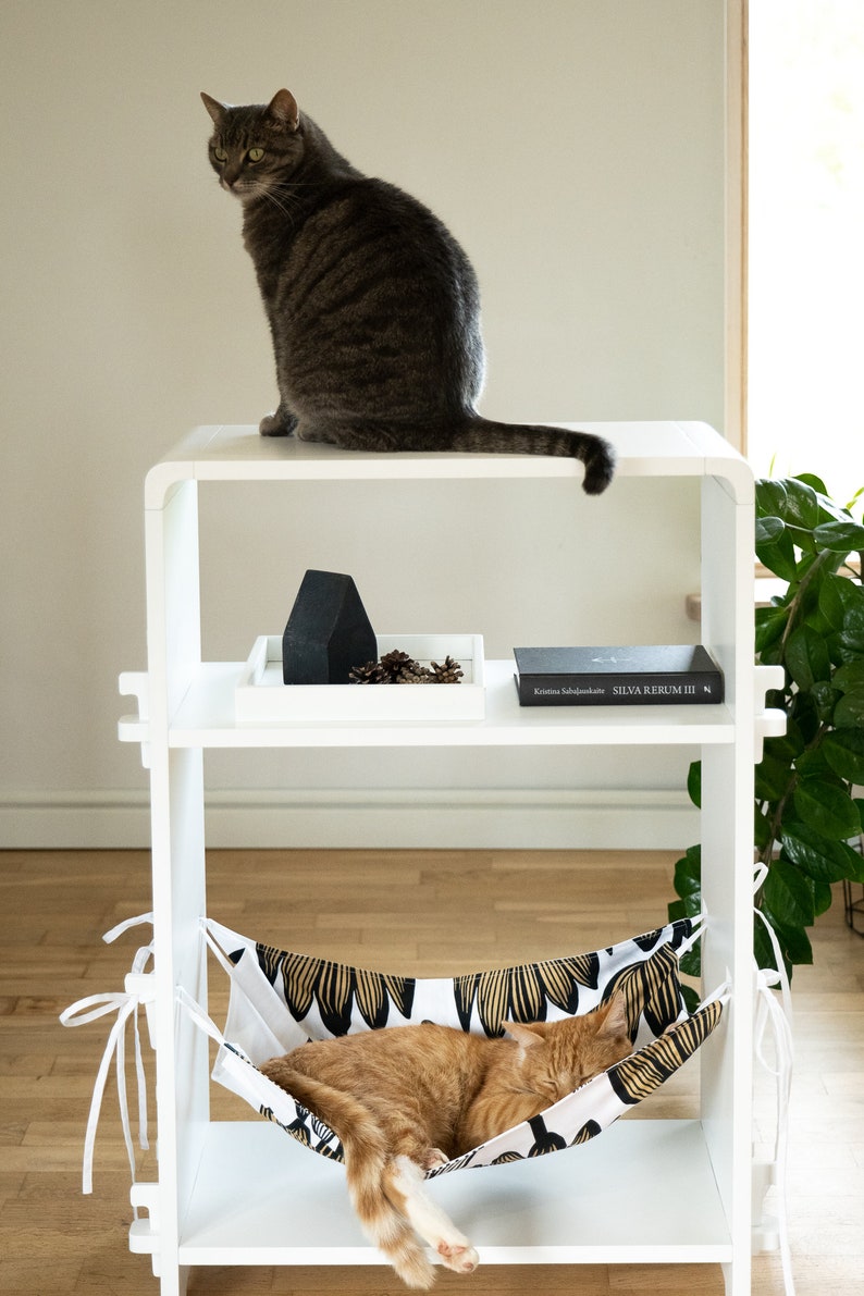 Wooden Shelf, Wood Shelf, Cat Hammock, Wooden Shelves, Cat Bed, Cat Furniture, Cat Cave, Book Shelf, Display Shelf, Shelves, Cat House image 4