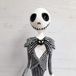 Unique xmas decor Oone of a kind gifts Christmas art doll Xmas gift Nightmare decor Creepy cute doll