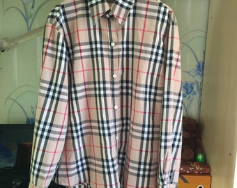 burberry inspired men's shirt