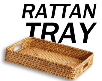 Custom rattan weaving tray,Size or handle can custom