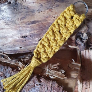 Macrame Keyring Bag Charm Wedding Favour