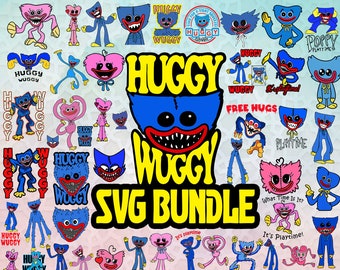 Poppy Playtime / Project Playtime Huggy Wuggy SET of 6 EMOTES 