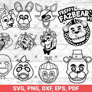 Five Nights at Freddy's Party Favors - Paquete de 3 bolsas ciegas con 3  cifras misteriosas de Five Nights at Freddy's Plus pegatinas FNAF